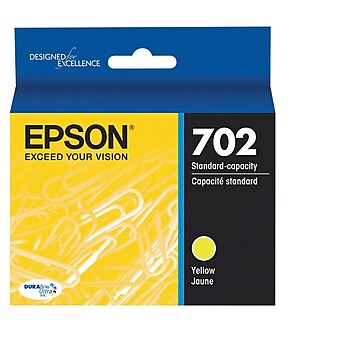 Epson T702 Yellow Standard Yield Ink Cartridge (T702420-S)