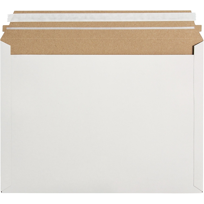 Express Pouch Mailer, 12 1/2" x 9 1/2", White, 250/Case (RM1EP) image 1
