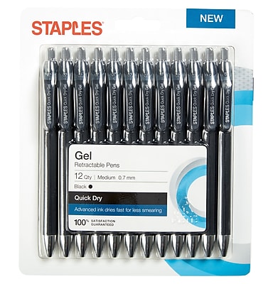 staples gel pens