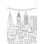 Barker Creek Color Me! Cityscapes Library Pockets, 5.125" x 3.5", 60/Pack (BC1244)~#|#~s1077838_sc7