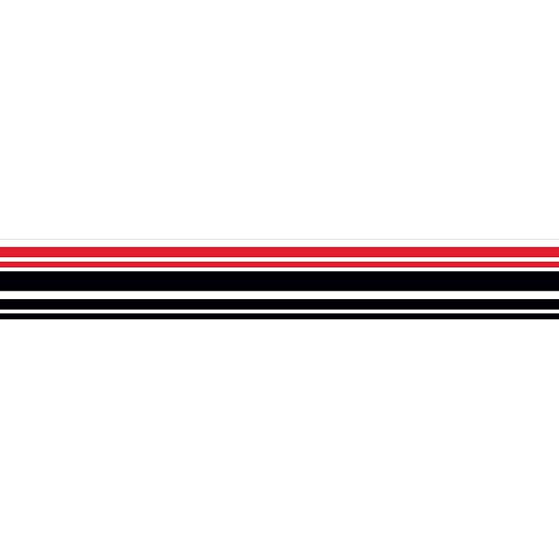 Barker Creek Double-Sided Border, 35" x 3", Wide Stripes, 12/Pack (BC923) image 1
