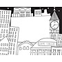 Barker Creek Self-adhesive Color Me! Cityscapes School Name Tags, 2.75" x 3.5", 45/Pack (BC1542) ~#|#~s1077903_sc7