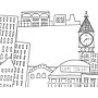 Barker Creek Self-adhesive Color Me! Cityscapes School Name Tags, 2.75" x 3.5", 45/Pack (BC1542) ~#|#~s1077904_sc7