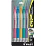 Pilot G2 Metallics Retractable Gel Pens, Fine Point, Assorted Ink, 5/Pack (34404)~#|#~s1078333_sc7