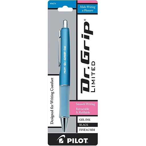 Pilot Dr. Grip LTD. Retractable Gel Ink Rolling Ball Pen, Fine Point, 0
