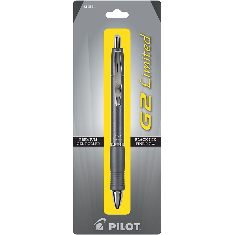 Pilot G2 Limited Gel Pen, Fine Point, Black Ink (31152) image 1