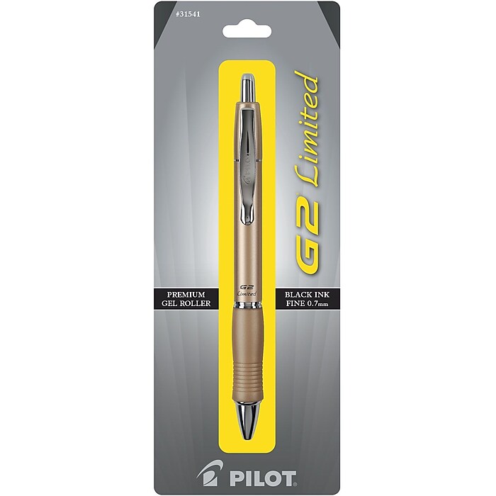 Pilot G2 Limited Gel Pen, Fine Point, Black Ink (31152) | Staples