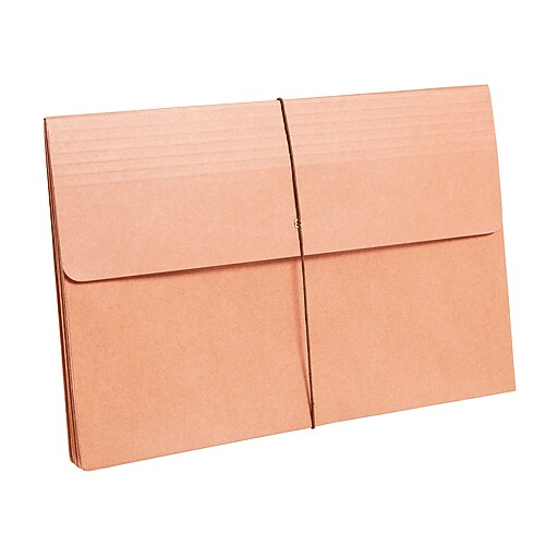 Staples® Expanding Wallets with Mylar Strip Reinforced Gussets, Legal