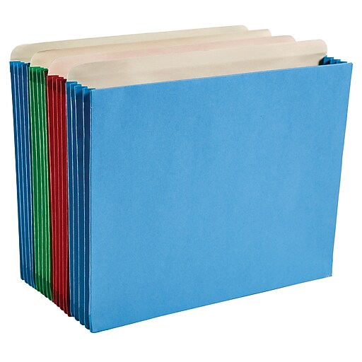 staples 3 12 heavy duty expanding file drawer pockets