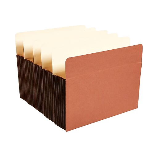 Staples® Expanding File Pocket with Tyvek® Reinforcement, 5.25