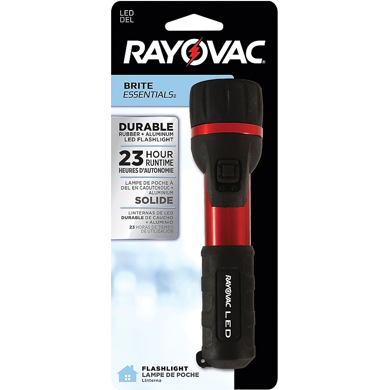 Rayovac Brite Essentials 2AA LED Durable Flashlight (2AALED-B) image 1