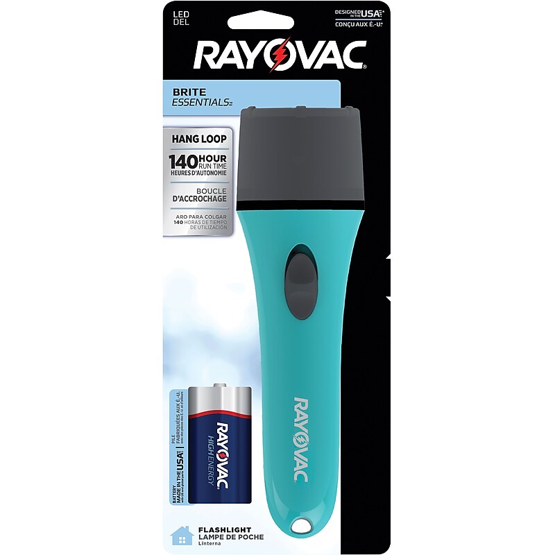 Rayovac® Brite Essentials™ 1D LED Flashlight w/ Battery image 1