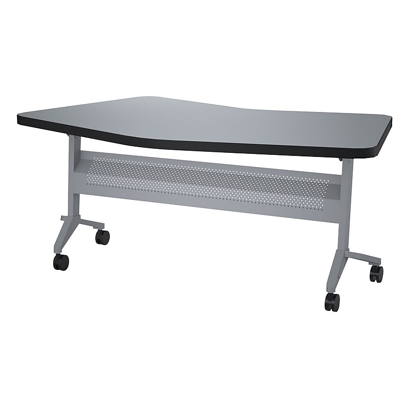 Safco Flip-n-Go 48" Transition Laminate Training Table, Folkstone (LT24TSFLK4) image 1