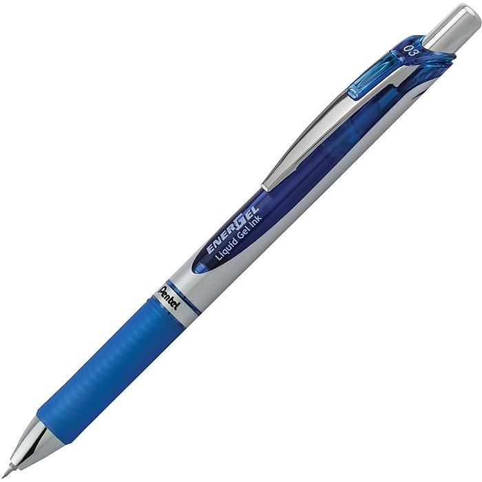 Pentel® EnerGel RTX Liquid Gel Pen, 0.3mm,Blue, 3/Pack (BLN73BP3C