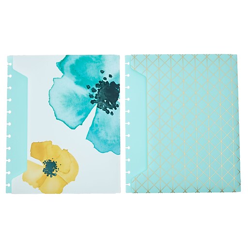 Martha Stewart Discbound™ Project Pockets, Lettersize, Blue, 2pack (44908) at Staples