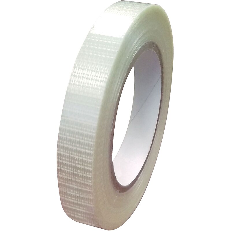 Vibac™ Fiberglass Cross-weaved Reinforced Filament Tape (920), 48 MM X 55M, Clear, 24 Rolls/Case image 1