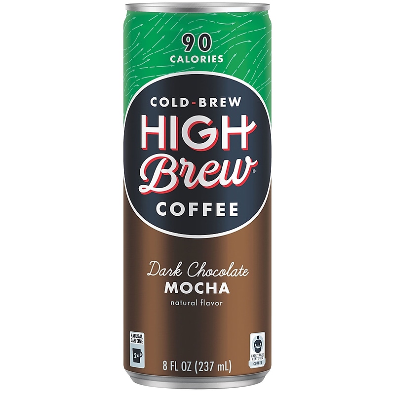 High Brew Coffee, Dark Chocolate Mocha, 8 Oz., 12/PK image 1