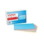 Staples® 4" x 6"  Heavyweight Assorted Pastel Index Cards, 100/Pack (50999)~#|#~s1084672_sc7