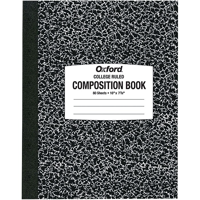 Oxford Composition Book, 7 7/8
