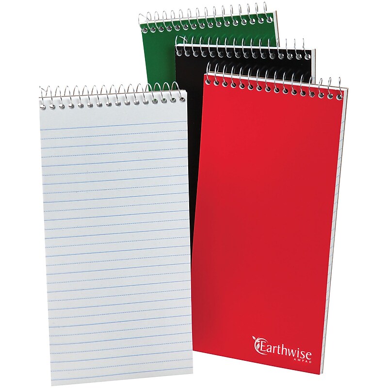 Ampad Reporter's Notebook, Pitman Ruled, 70 Sheets, Assorted Colors (25-282) image 1