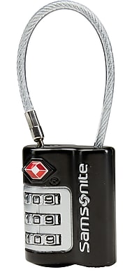 Mini 3-Digit Combination Lock – Black, Portable, For Cabinets, Lockers, & Boxes