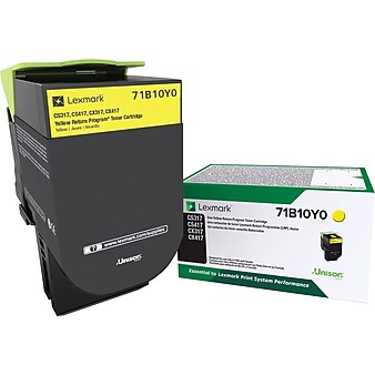 Lexmark 71 Yellow Standard Yield Toner Cartridge