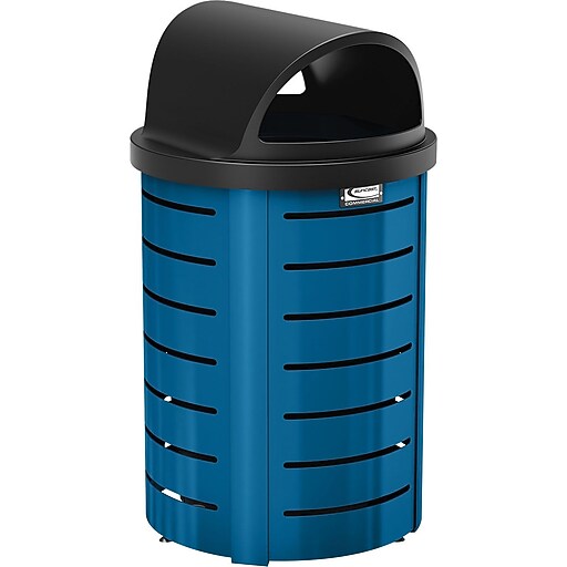 Shop Staples for Suncast Commercial Metal Trash Can Roto Molded Lid