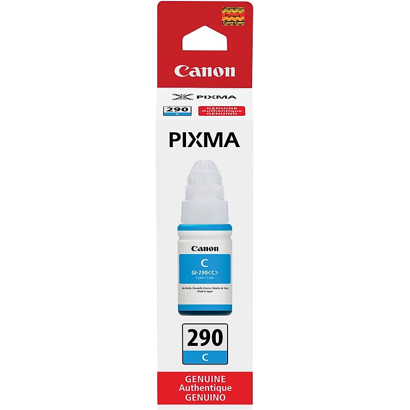 Canon 290 Cyan Standard Yield Ink Bottle (1596C001) image 1