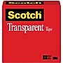 Scotch Transparent Clear Tape Refill, 1" x 72 yds., 3" Core, Clear, 36 Rolls/Pack, 36/Carton(600-12592CT)~#|#~s1090154_sc7