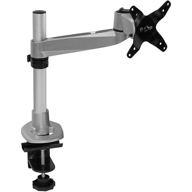 Mount-It! Modular Mount Adjustable Monitor Mount, Up to 30" Monitors, Gray/Silver (MI-321116) image 1