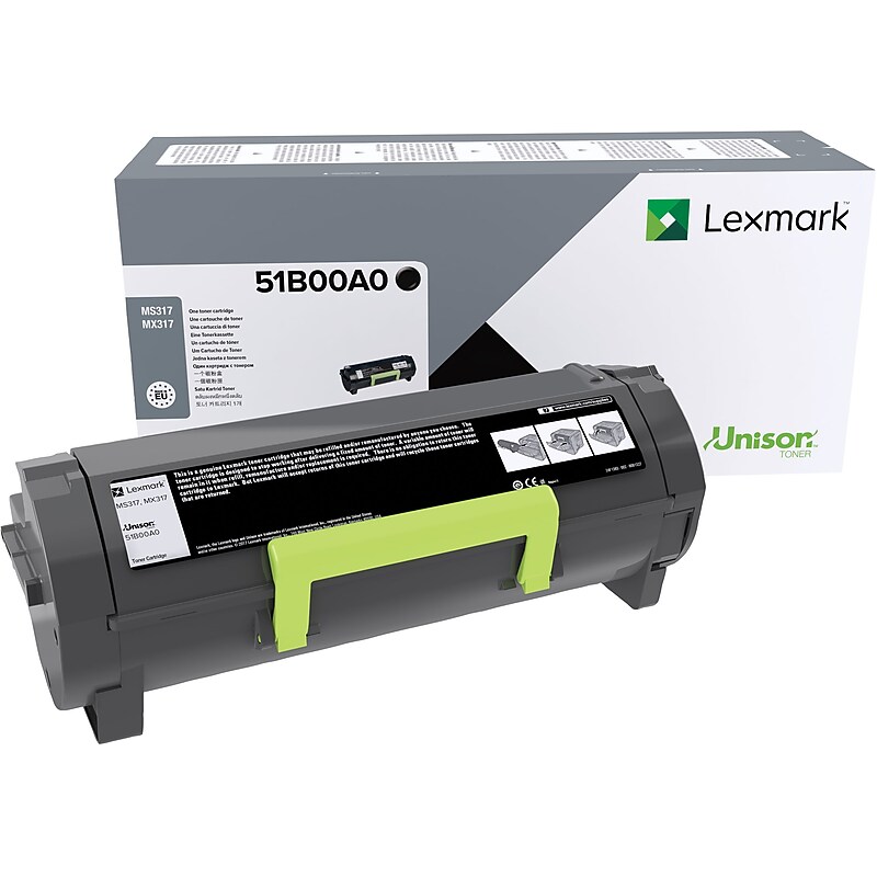 Lexmark 51 Black Standard Yield Toner Cartridge image 1