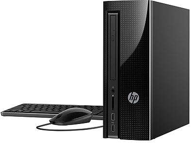 HP Slimline 270-p026 Desktop Computer, 7th Gen Core i3, 8GB RAM, 1TB HDD