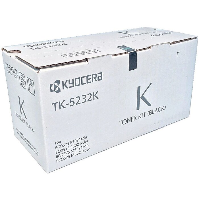 Kyocera TK-5232K Black Standard Yield Toner Cartridge | Staples