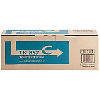 Kyocera TK-857C Cyan Standard Toner Cartridge