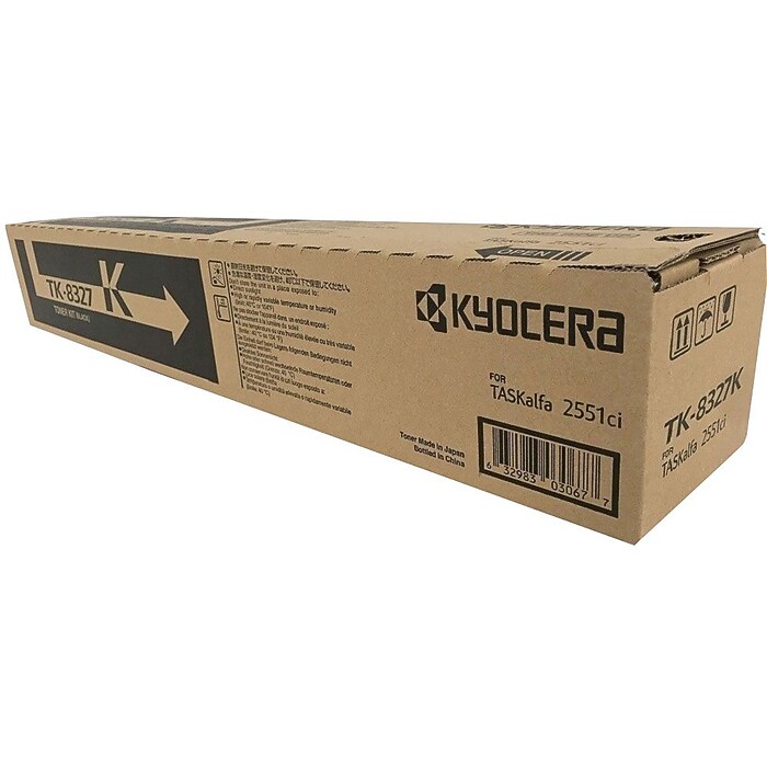 Kyocera TK-8327K Black Standard Toner Cartridge | Staples