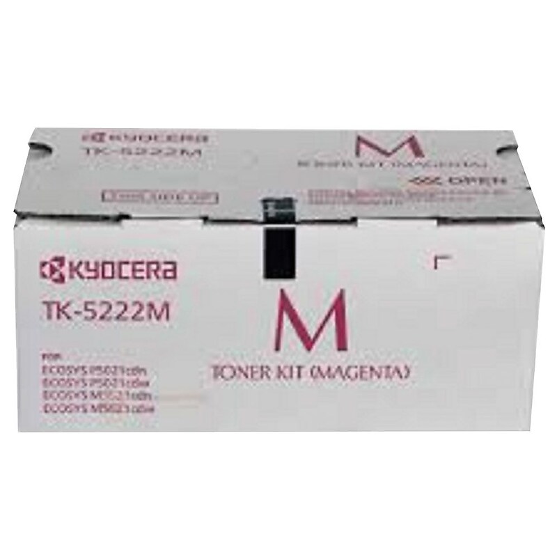 Kyocera TK-5222M Magenta Standard Yield Toner Cartridge image 1