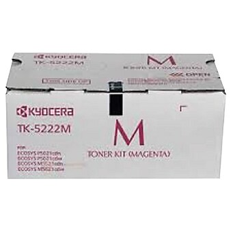 Kyocera TK-5222M Magenta Standard Yield Toner Cartridge