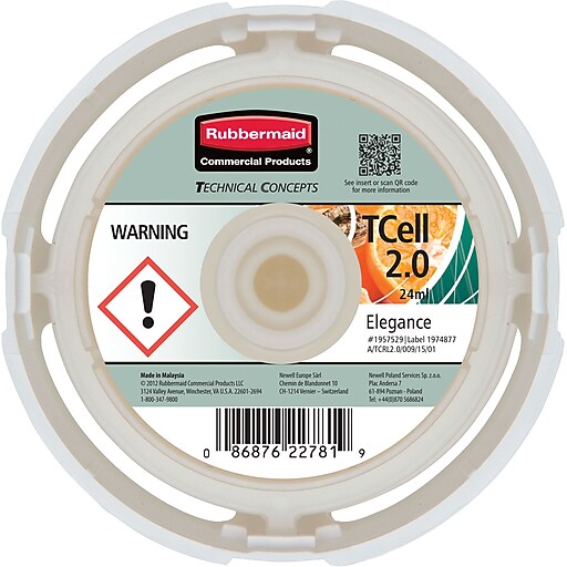 Rubbermaid TCell™ 2 Odor Control System Refill, Elegance (1957529