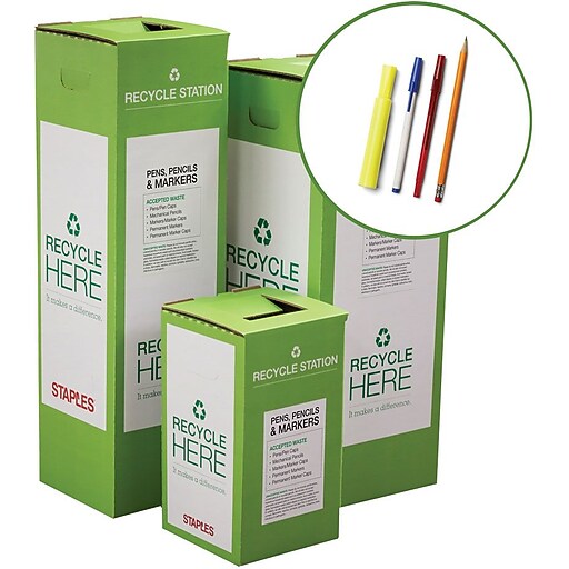 Shop Staples for Pens, Pencils & Markers Zero Waste Box Small