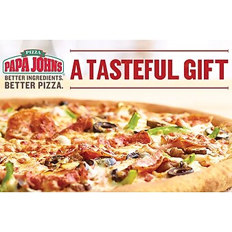 Papa Johns Gift Card $50 (Email Delivery)