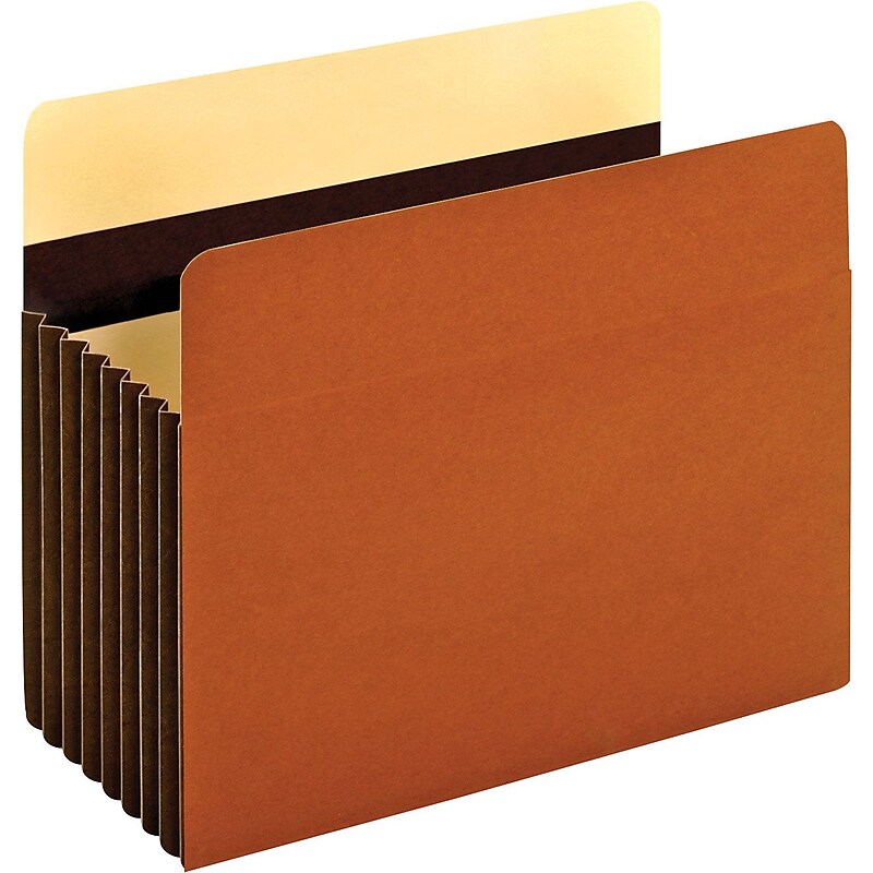 Pendaflex Recycled Heavy Duty File Folder, Straight Cut, Letter Size, Brown, 5/Box (15444HD) image 1