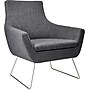 Adesso Home Kendrick Fabric Lounge Chair, Charcoal Gray (GR2002-10)~#|#~s1092947_sc7