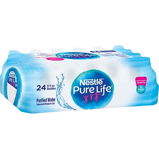 pure life water 8 oz