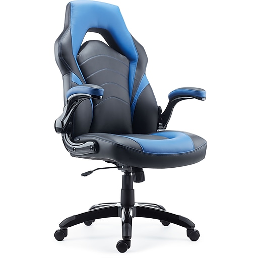 Staples Gaming Chair, Black and Blue Staples