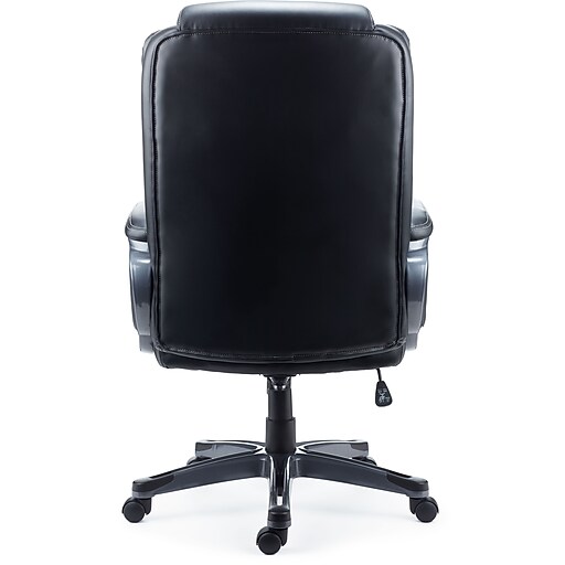 Staples Mcallum Bonded Leather Managers Chair, Black Staples