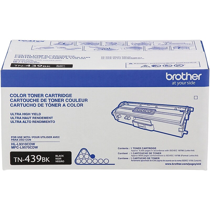 Brother TN-439 Black Ultra High Yield Toner Cartridge (TN439BK) image 1