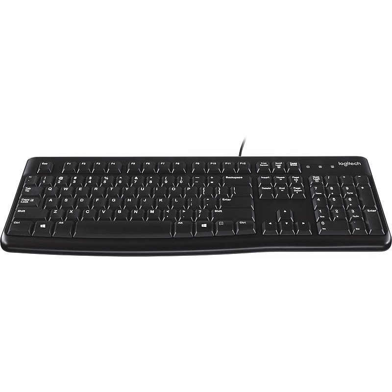 Logitech K120 USB Keyboard, Black (920-002478) image 1