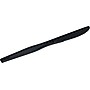 Dixie Plastic Knife 7", Medium Weight, Black, 100/Box~#|#~s1095393_sc7