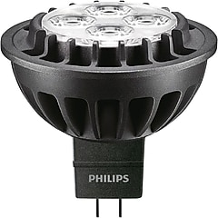 Philips 7W Warm White LED MR16 Bulb, 25° Flood Beam, 10/Pack
