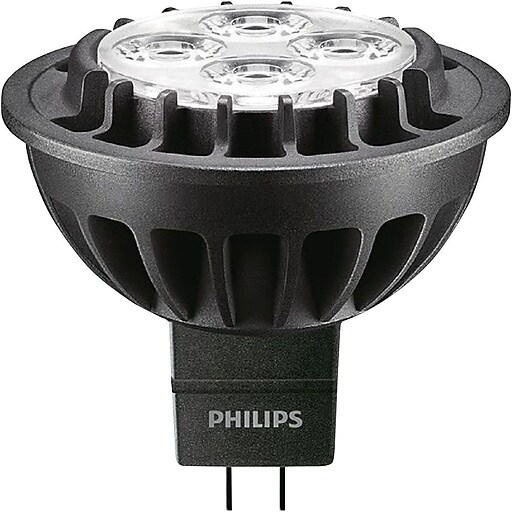 Philips 7W Warm White LED MR16 Bulb, 25° Flood Beam, 10/Pack